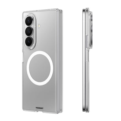 Galaxy Z Fold 8 Kılıf M-safe Şarj Özellikli Youngkit Clear Serisi Kapak