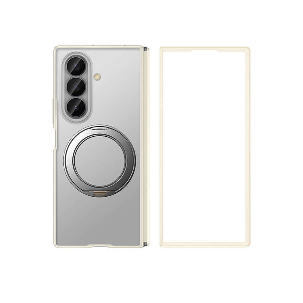 Galaxy Z Fold 8 Ultra Kılıf M-safe Şarj Özellikli Arkası Mat Sert PC Wlons Vena Standlı Kapak