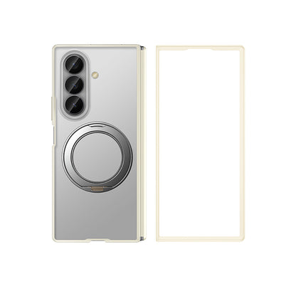 Galaxy Z Fold 8 Ultra Kılıf M-safe Şarj Özellikli Arkası Mat Sert PC Wlons Vena Standlı Kapak