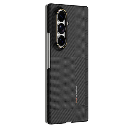 Galaxy Z Fold 8 Ultra Kılıf M-safe Şarj Özellikli Metal Kamera Çerçeveli Raptic Aramid SkinPro Serisi Karbon Kapak