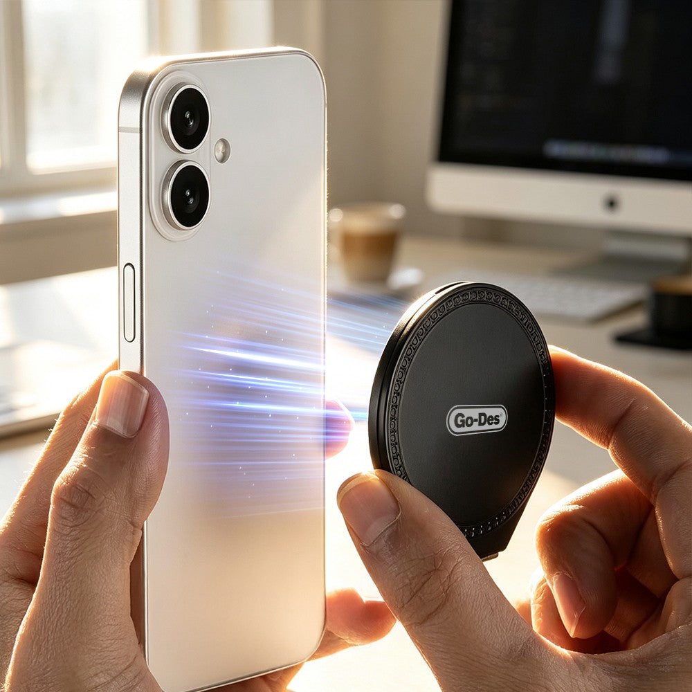 Go Des GD-G066 Makyaj Aynalı Magnetik Telefon Standı