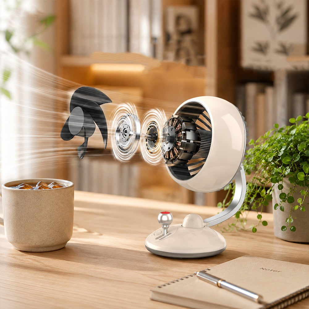 Go Des GD-HS65 Otomatik Salınımlı Gece Lambalı Sessiz Soğutucu Masa Fanı