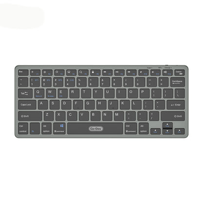 Go Des GD-KB325 Sessiz Tuş Tasarımlı Bluetooth Bağlantılı Kablosuz Klavye