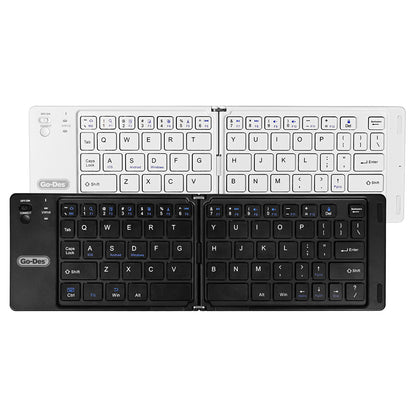 Go Des GD-KB326 Sessiz Tuş Tasarımlı Katlanabilir Bluetooth Bağlantılı Kablosuz Klavye