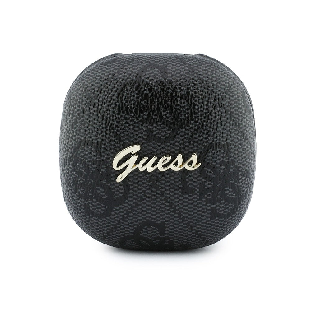 Guess Orjinal Lisanslı 4G Desenli Metal Yazı Logolu Kulak içi TWS Kulaklık ve Kulak Üstü Kulaklık 2in1 Set