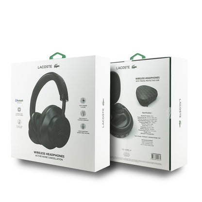 Lacoste Orjinal Lisanslı LH02 ANC Taşıma Çantalı Ayarlanabilir Kulak Üstü Bluetooth Kulaklık v5.4