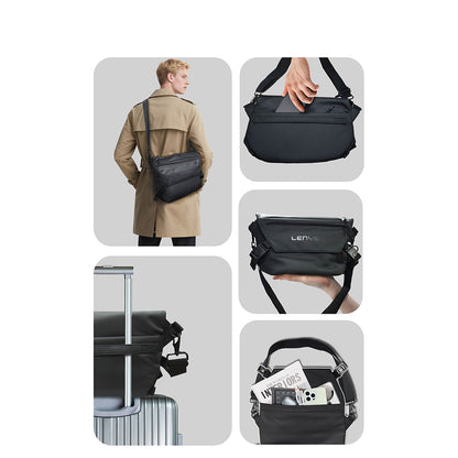 Lenyes LB562 Dreamer Crossbody Serisi Su Geçirmez Deri Tasarımlı Çapraz Vücut Çantası