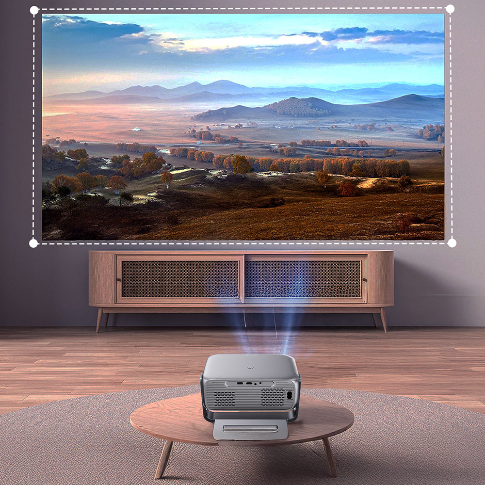 Lenyes LPR06 600 ANSI Lümen 1080P Full HD 4K Destekli Wi-Fi 6 Bluetooth 5.1 ve Otomatik Fokus Projektör Yansıtma Cihazı