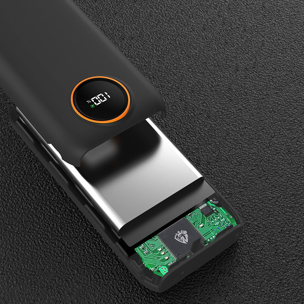 Lenyes P852L Dijital LED Göstergeli Type-C ve Lightning Kablolu Powerbank 22.5W 20000mAh