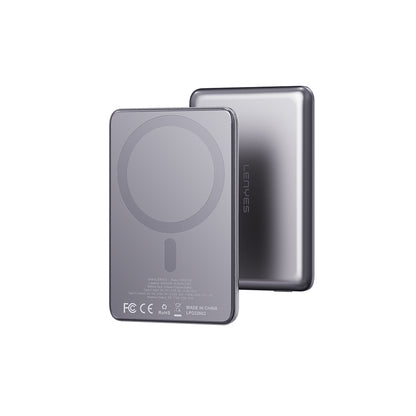 Lenyes PW0015D Ultra İnce LED Göstergeli Wireless Powerbank 15W 5000mAh
