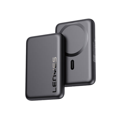 Lenyes PW139D PD 20W Ultra İnce Hızlı Şarj Özellikli Wireless Powerbank 15W 10000mAh