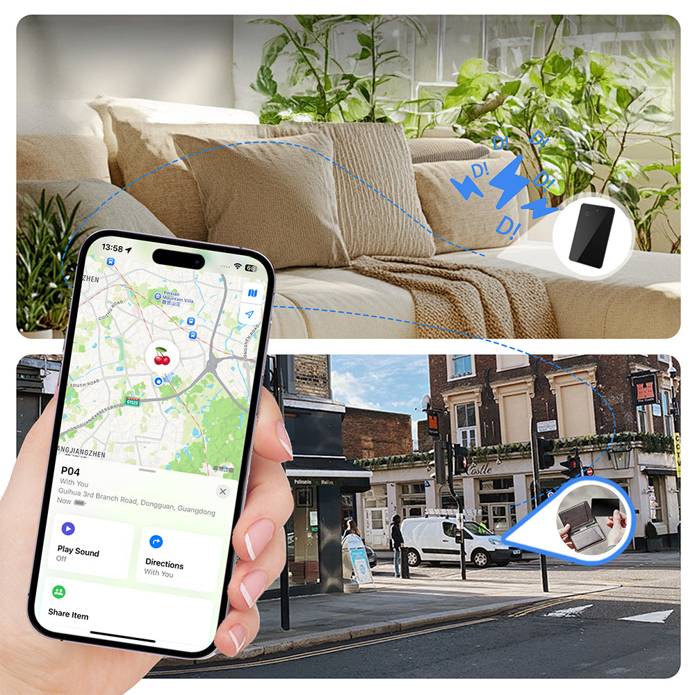 Micflip P045 Suya Dayanıklı iOS ve Android Cihazlar için Wireless Şarj Özellikli Akıllı Kart