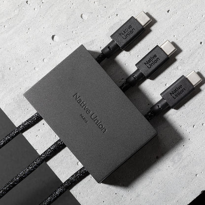 Native Union Weighter Triple Metal Tasarımlı Kablo Düzenleyici