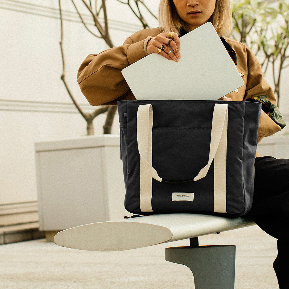 Native Union W.F.A Tote Bag Pro Su Geçirmez Cordura Kumaş YKK Fermuarlı 16L Taşıma Çantası