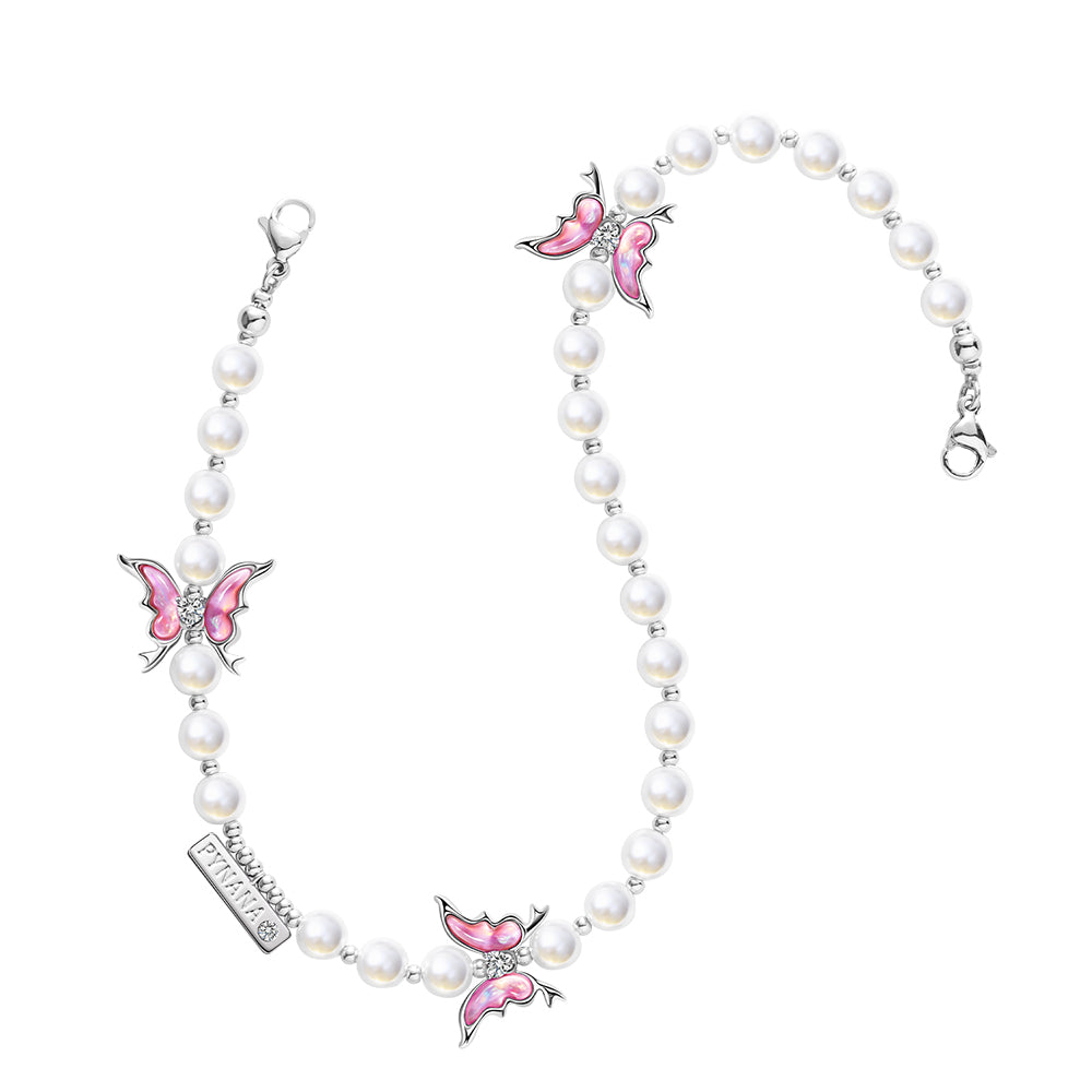 Pynana Gauzy Dream Serisi Çok Fonksiyonlu İnci Taşlı Telefon Boyun Askı İpi