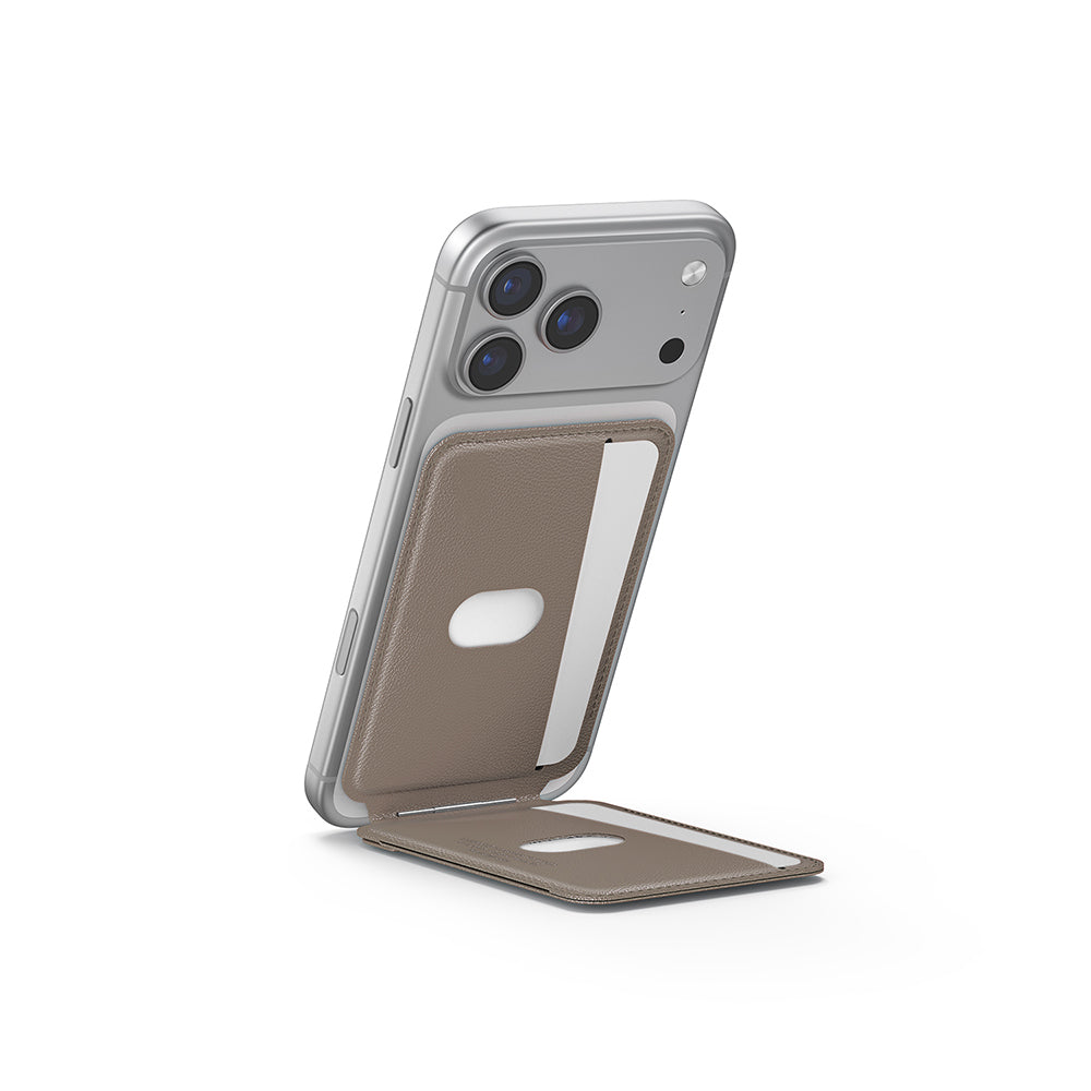 Skinarma Axis Serisi Foldable Stand Özellikli Deri Tasarımlı Kartlık
