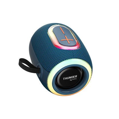 Wiwu H9 RGB Işıklı Askılı TWS Bluetooth Speaker Hoparlör v5.3 10W Mavi