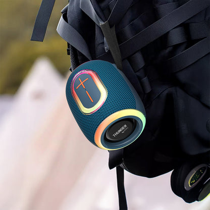 Wiwu H9 RGB Işıklı Askılı TWS Bluetooth Speaker Hoparlör v5.3 10W Mavi