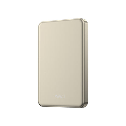 Wiwu P15 LED Işık Göstergeli Ultra İnce PD 20W Kablosuz Powerbank 5000mAh 15W