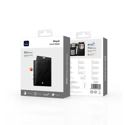 Wiwu Royal Wallet Android ve iOS Cihazlar için RFID Özellikli PU Deri Cüzdan