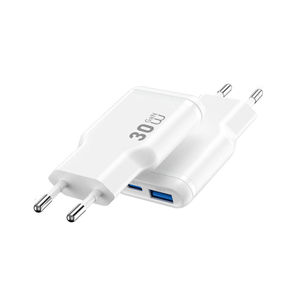 Wiwu Wi-G033 Essen Slim Serisi GaN Tech PD Hızlı Şarj Özellikli Şarj Başlığı 30W