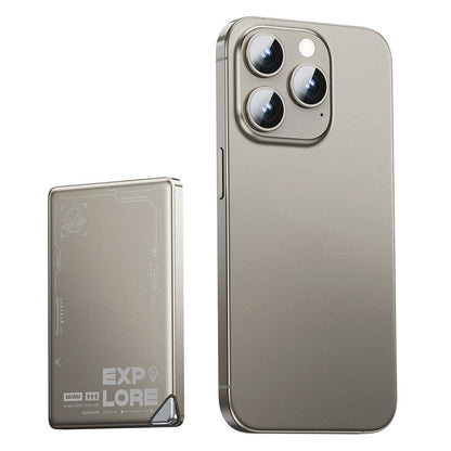 Wiwu Wi-P019 Ultra-Thin Explore Serisi Led Göstergeli Wireless M-safe Powerbank 15W 5000mAh