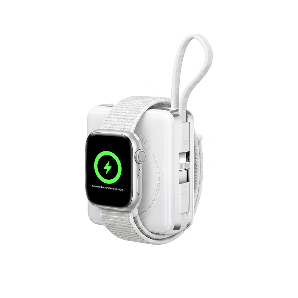 Wiwu XF17 Mag Plus Serisi M-safe Şarj Özellikli 3in1 15W Taşınabilir Powerbank 10.000mAh